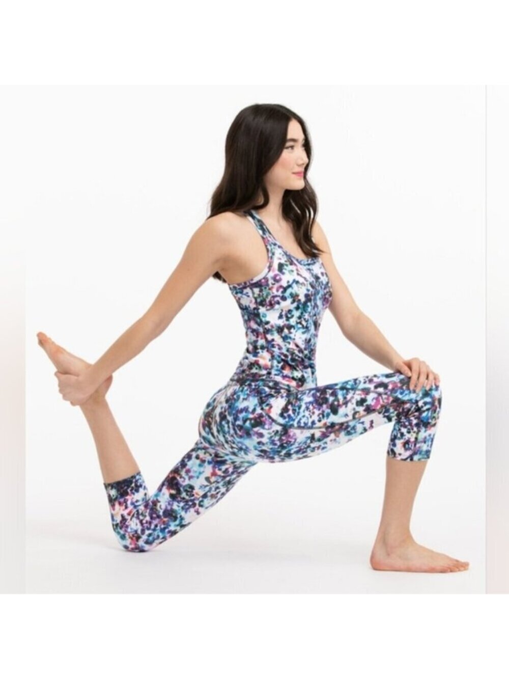 Ricki's High Rise Capri Cropped Leggings Pockets Activewear Workout Gym Yoga XXL